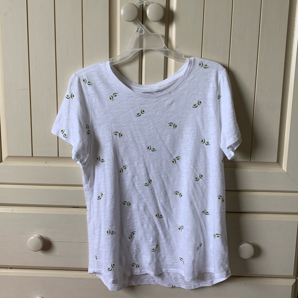 Avocado White T-Shirt